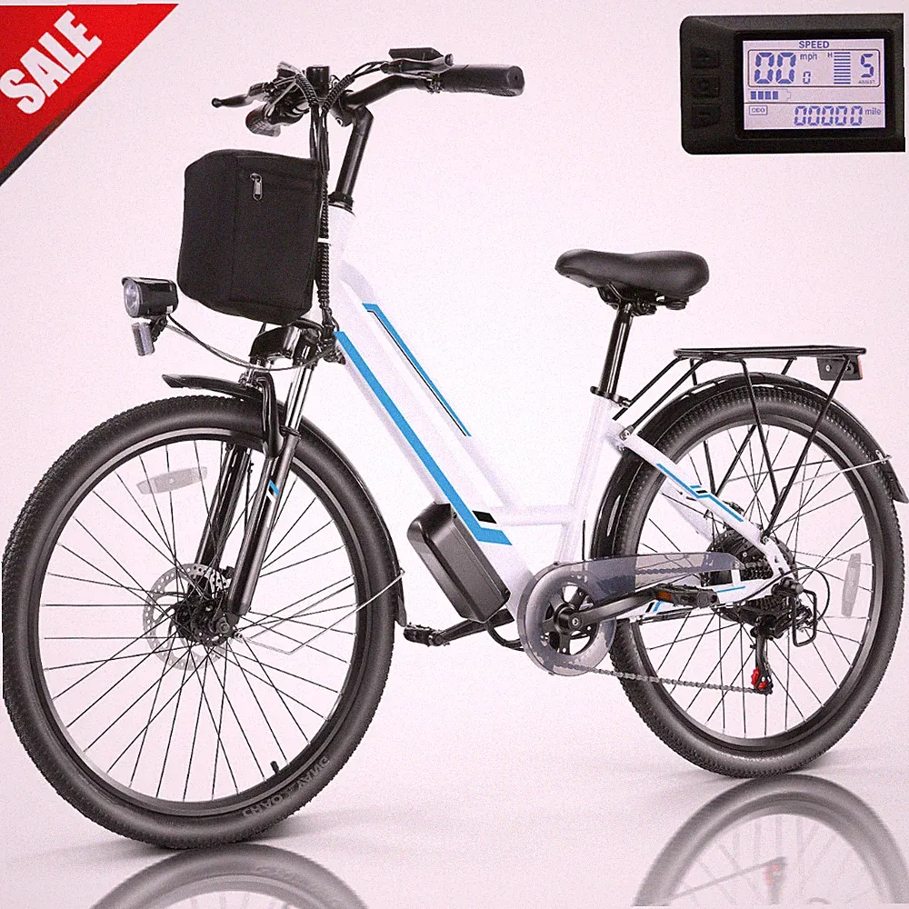 26in Electric Bike 500W Beach Ebike w/48V Removable Battery Cruiser Bicycle🚴MTB