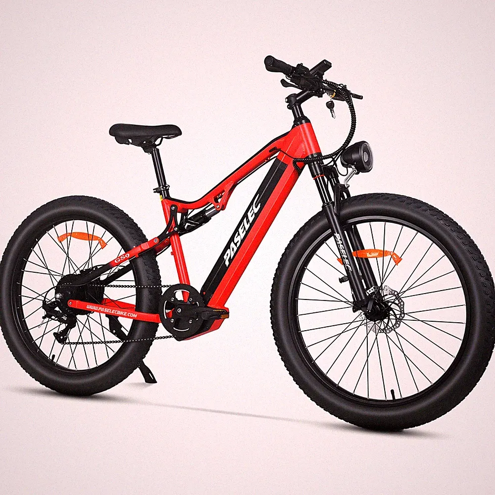 27.5" Electric Mountain Bicycle Adults 1300W Peak 15.6Ah Commuter E-Bike 8-Speed