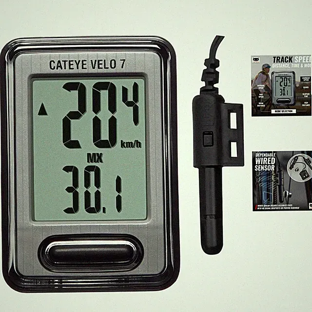 Accurate Wired Cycle Computer with LCD – Ideal for Road, MTB, and Gravel Bikes