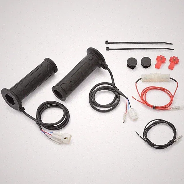 DAYTONA TOURING/ADVENTURE MOTORCYCLE BIKE HEATED GRIPS WITH BATTERY PROTECTION
