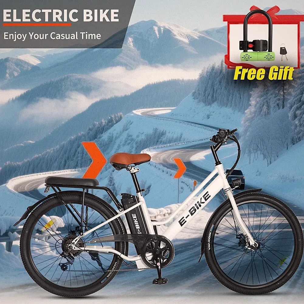 Electric Bike,750W Ebike for Adults 26'' in Mountain Commuter Bicycle Men/Women