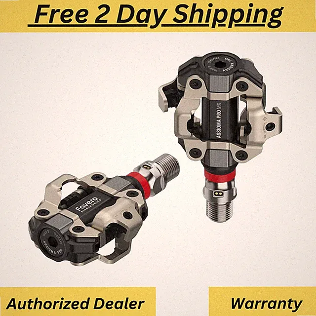 Favero Assioma PRO MX-2 Dual-Sided MTB Power Meter Pedals SPD Compatible NEW