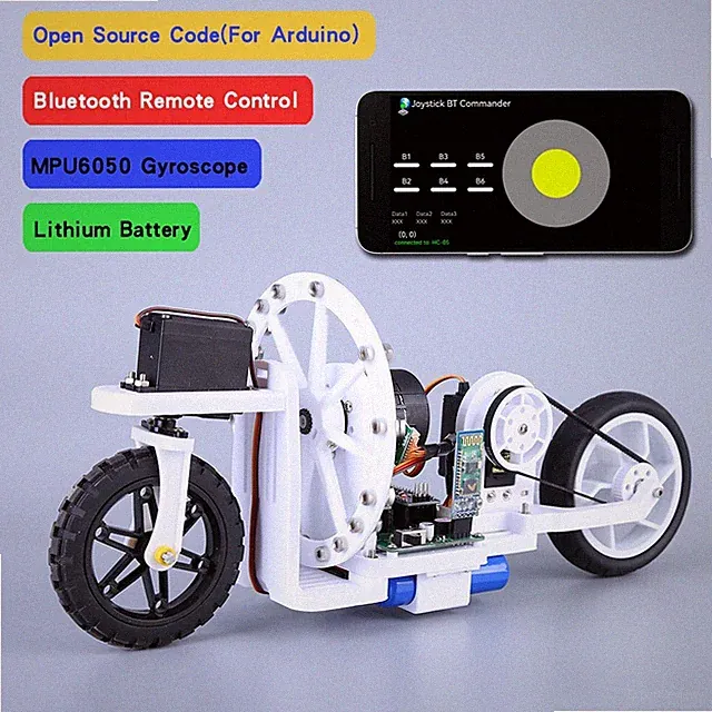 For Arduino Self balancing bicycle reaction wheel bike open source stem diy kit