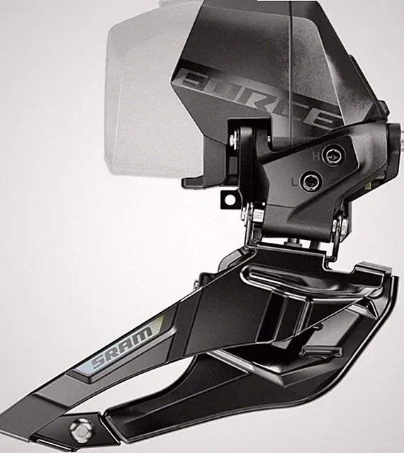 SRAM Force AXS Front Derailleur - 2x12-Speed, Braze-on, (Battery Not Included)