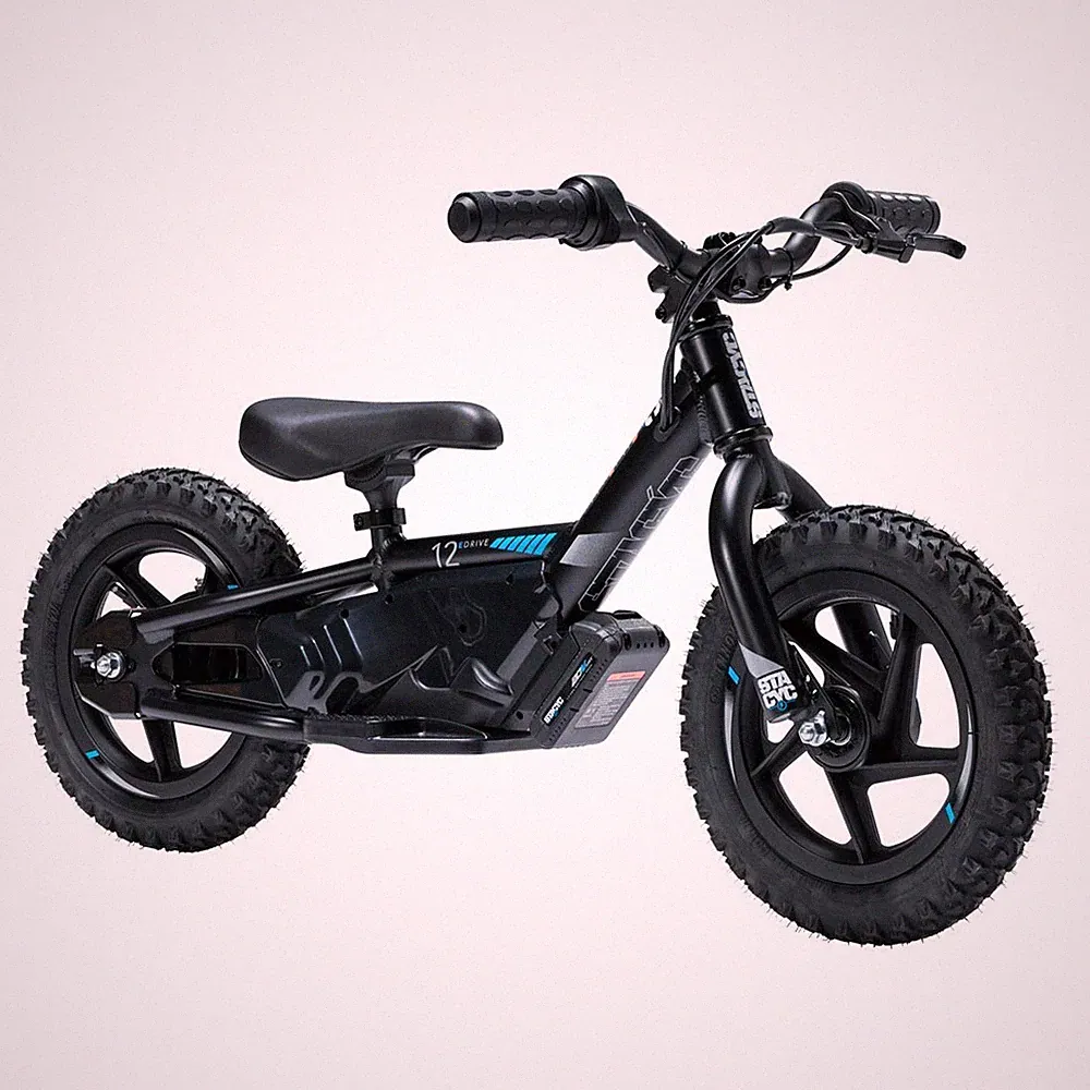 STACYC 12 eDrive Balance Bike / Stability Cycle with 2nd Battery