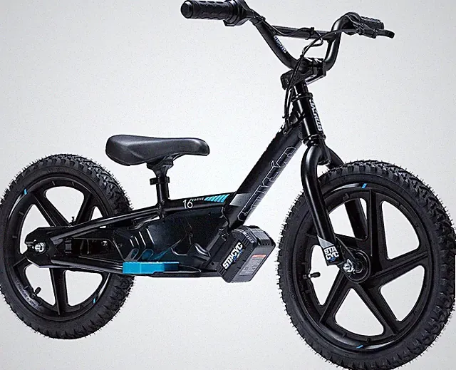 STACYC Brushless 16eDRIVE Electric Balance Bike for Kids Ages 5-7 Years Old