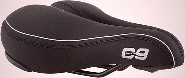 Sunlite Bicycle Non-Suspension Comfort Saddle, Comfort Select, Tri-Color