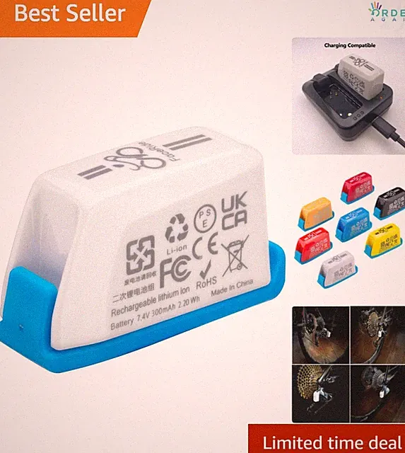 UV Painting Lithium Polymer Battery for AXS eTap SRAM Fits Bicycle